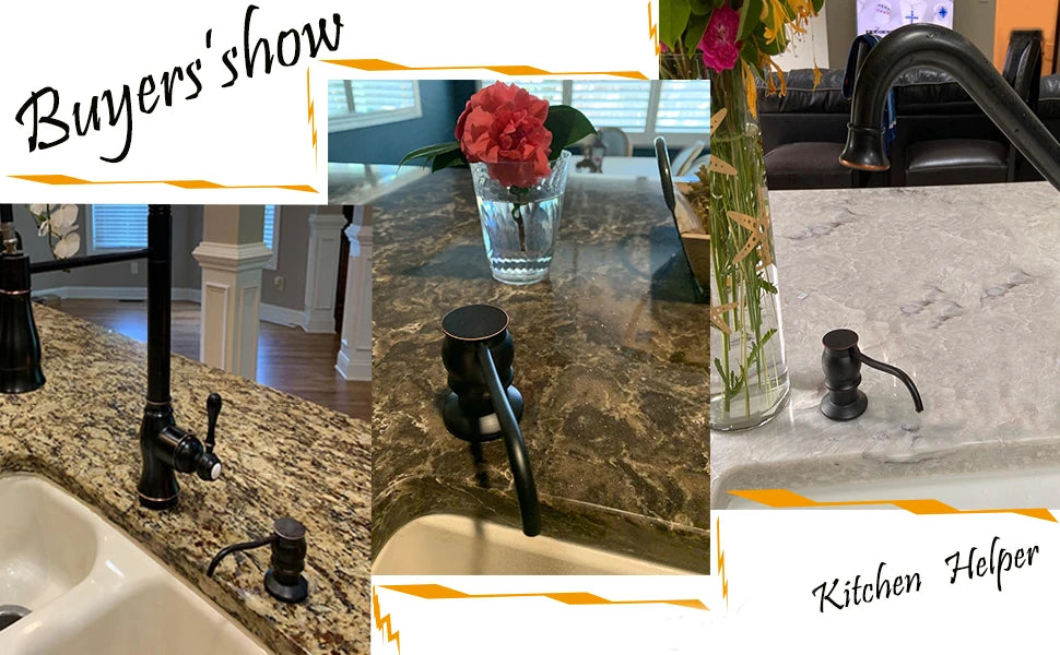 Liquid Soap Dispenser With bottle Chrome/Brushed Nickel