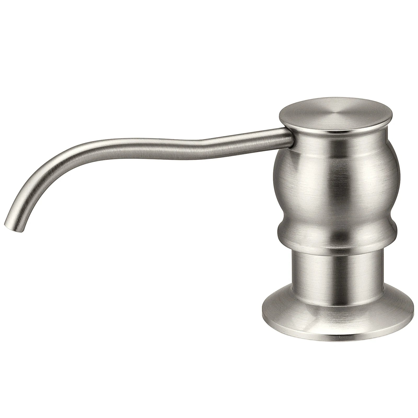 Liquid Soap Dispenser With bottle Chrome/Brushed Nickel