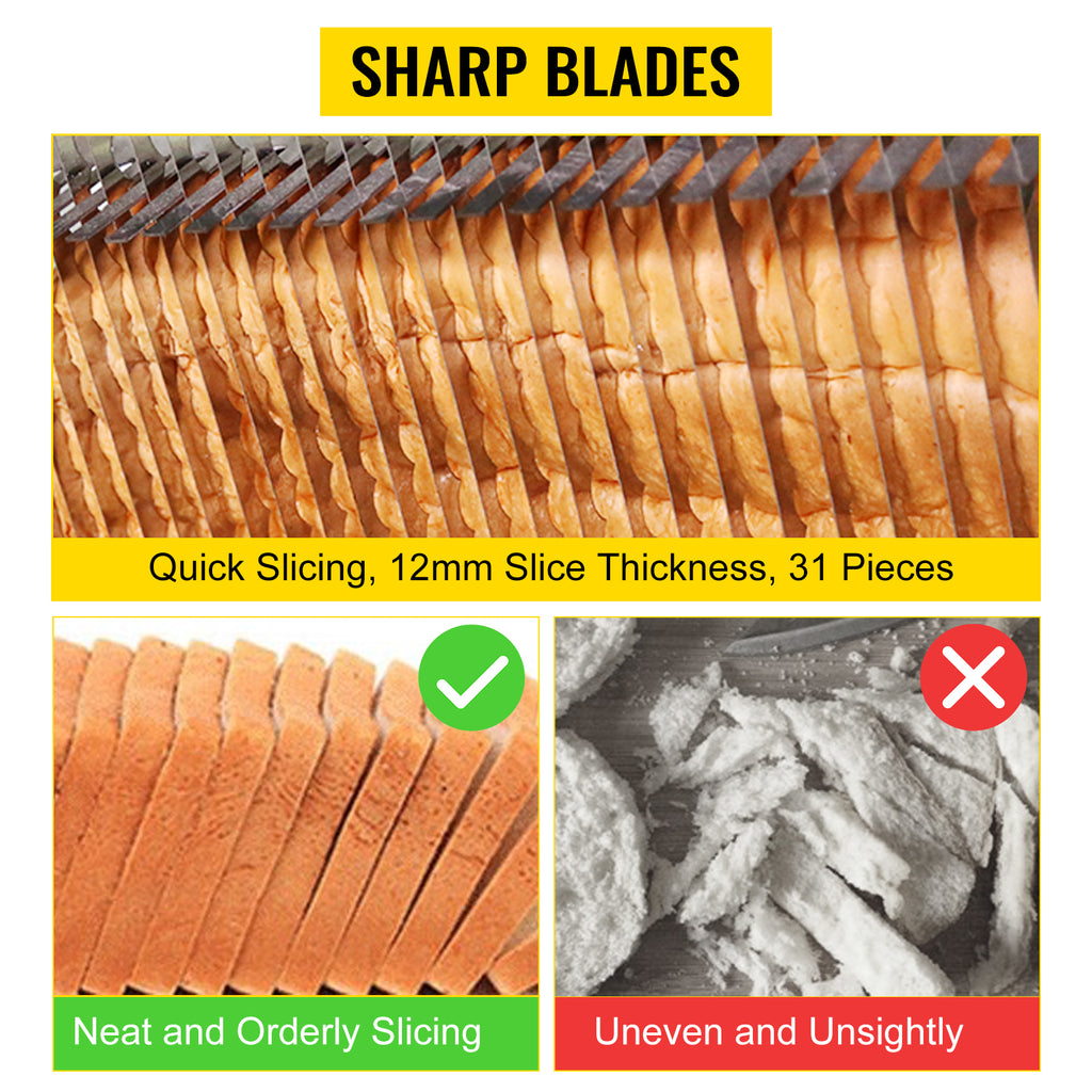 Commercial Stainless Steel Electric Bread Cutting Machine