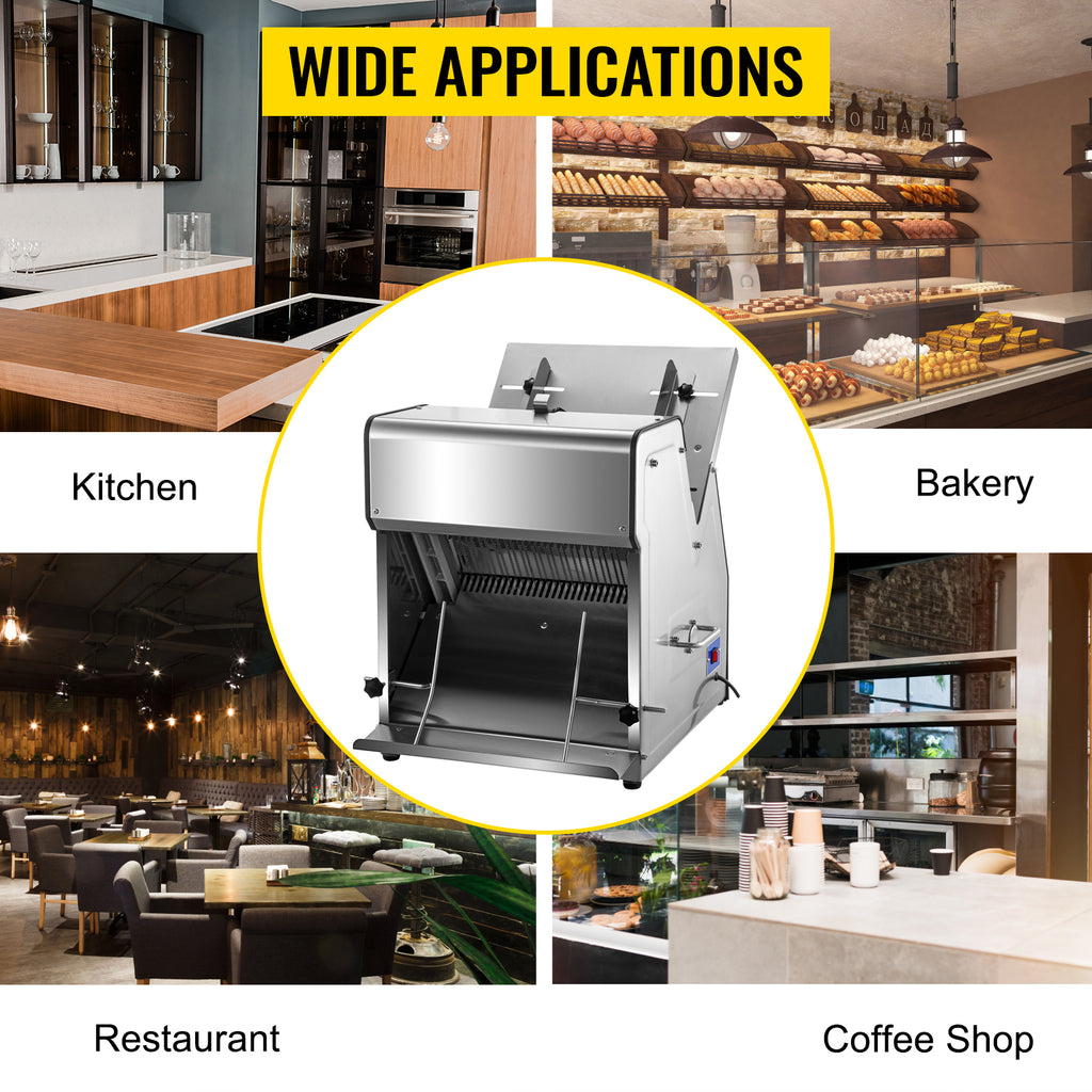 Commercial Stainless Steel Electric Bread Cutting Machine