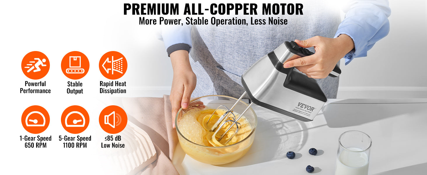 Cordless Variable Speed Hand Mixer
