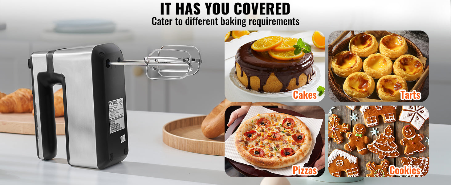 Cordless Variable Speed Hand Mixer