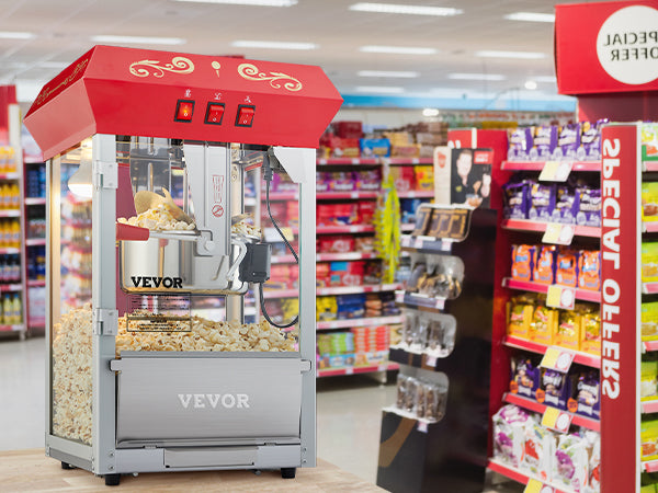 8/12Oz Electric Popcorn Maker, Scoop Spoon