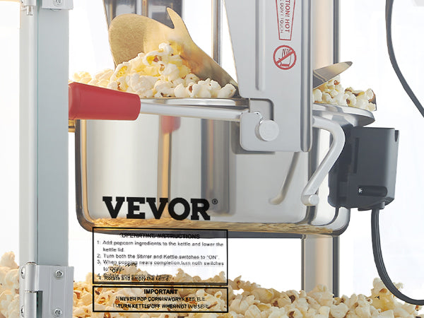 8/12Oz Electric Popcorn Maker, Scoop Spoon
