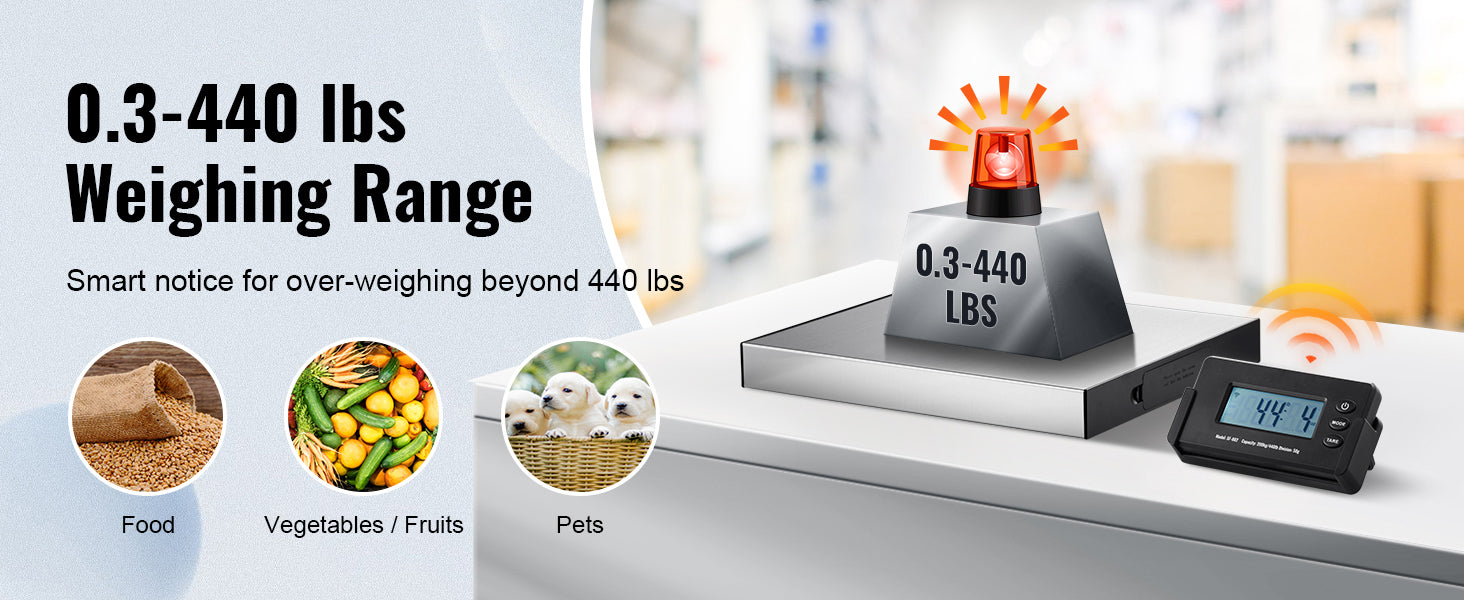 Digital Shipping Scale, LCD Screen, Timer