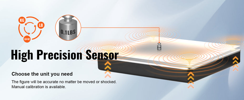 440lbs Digital Shipping Scale, Timer, Tare, LCD Screen