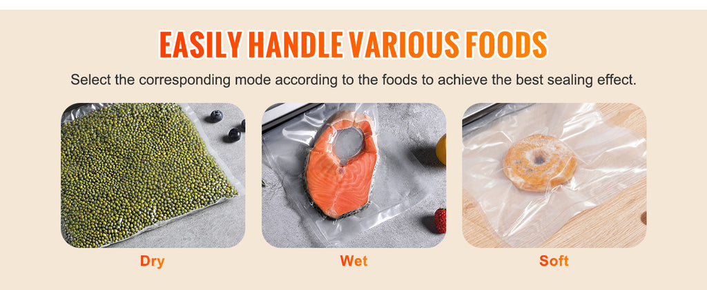 Vacuum Sealer Food Packaging Machine, 10pcs Vacuum bags