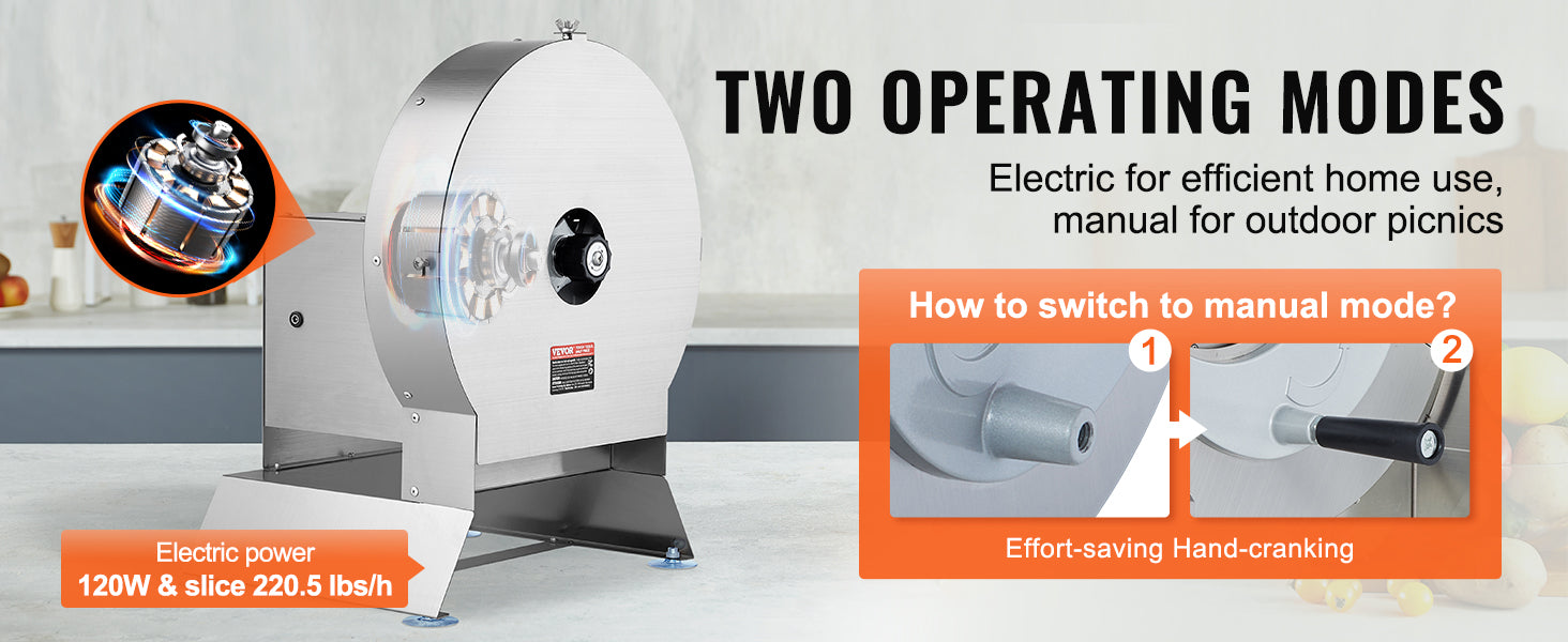 Vegetable Slicer Adjustable Commercial Slicer Machine