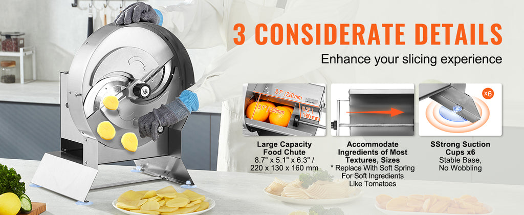 Vegetable Slicer Adjustable Commercial Slicer Machine