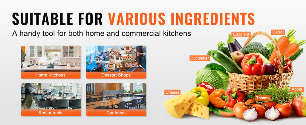 Vegetable Slicer Adjustable Commercial Slicer Machine