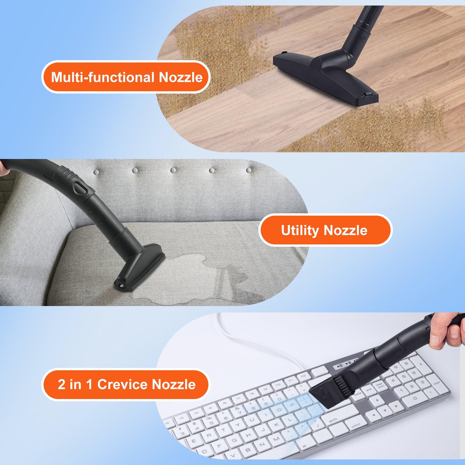 Portable Wet, Dry Vacuum Cleaner, 15L, 1200W