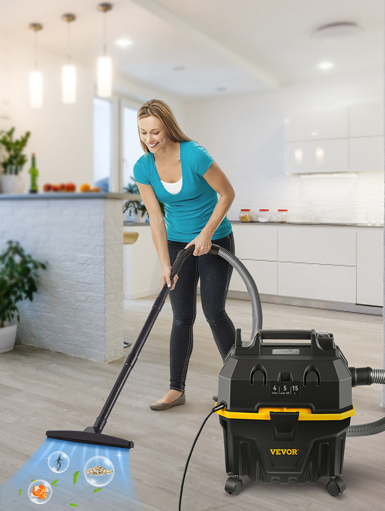 Portable Wet, Dry Vacuum Cleaner, 15L, 1200W